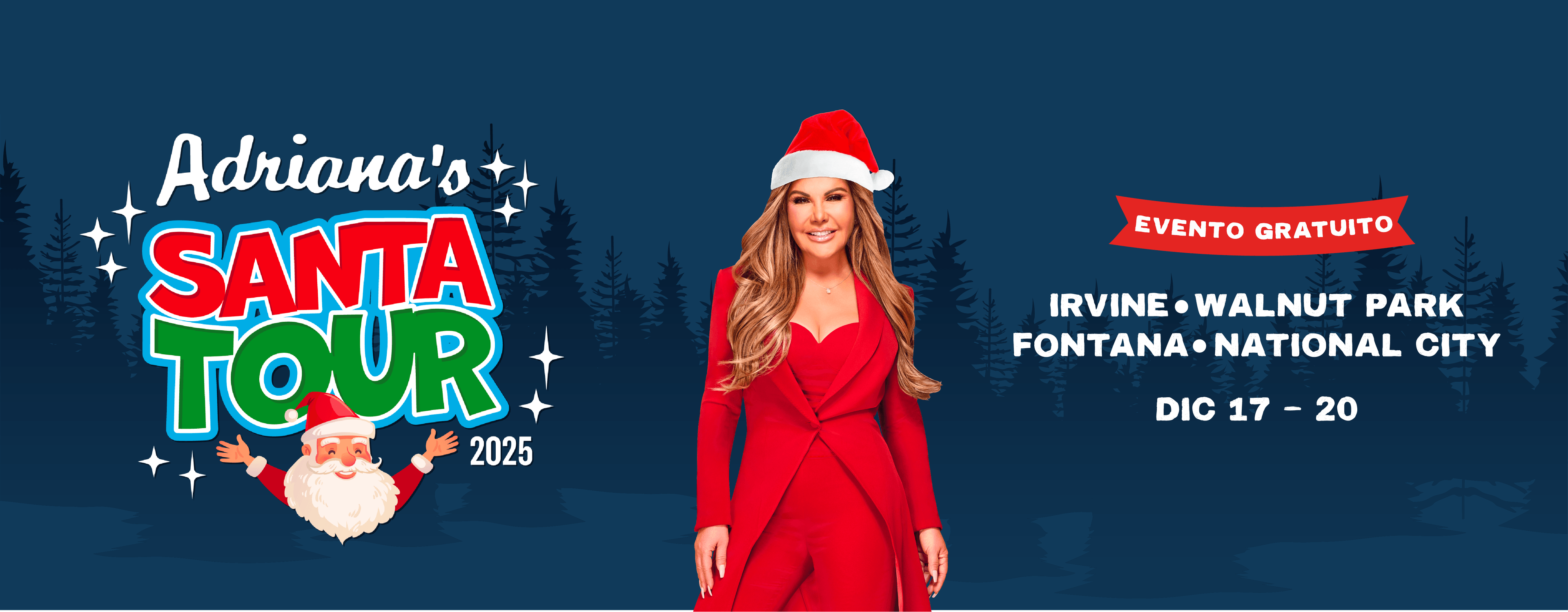 Banner de Santa's Wonderland en Exposition Park