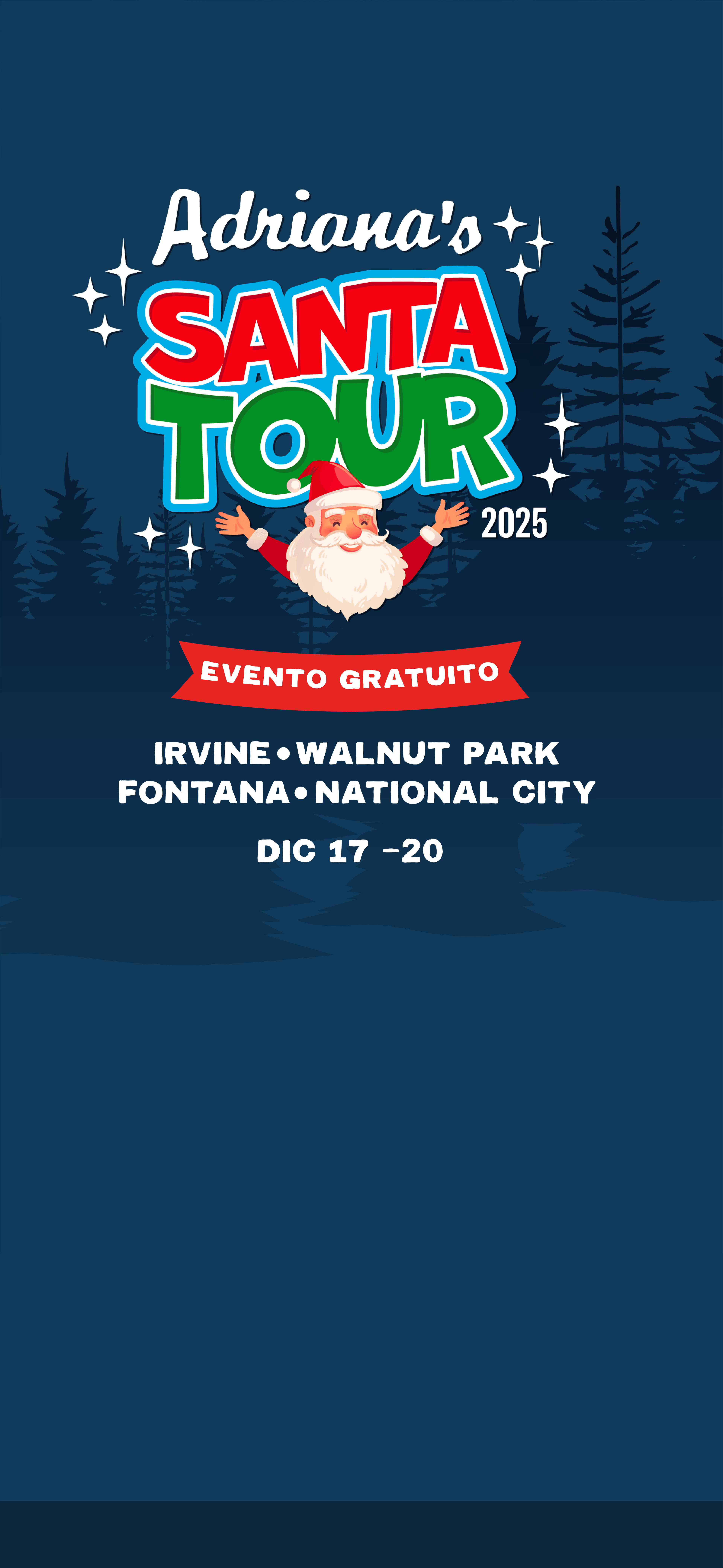 Banner de Santa's Wonderland en Exposition Park